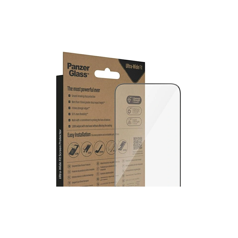 Hurtownia GSM - Szkło hartowane PanzerGlass Ultra-Wide Fit Apple iPhone 14 Pro Max Screen Protection Antibacterial Easy Aligner Included 2786 - PZG353 - {ean13} - Hurt