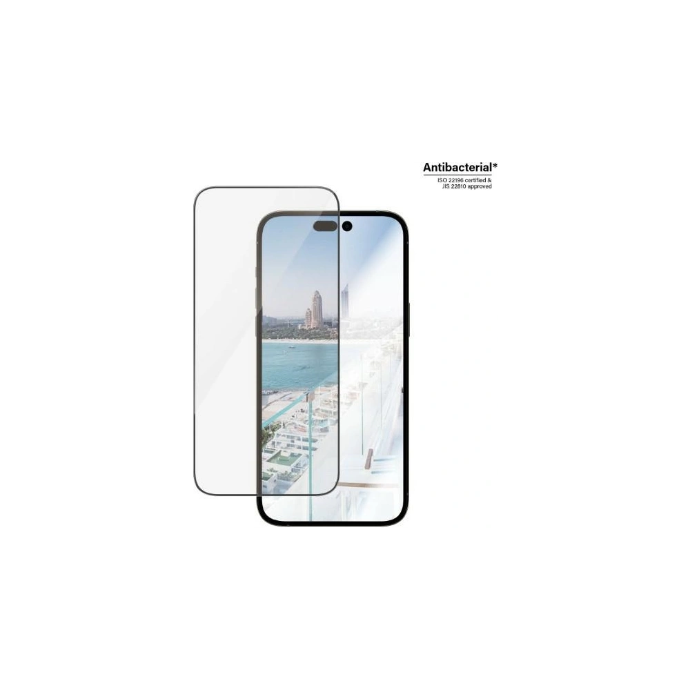 Hurtownia GSM - Gehärtetes Glas PanzerGlass Ultra-Wide Fit Apple iPhone 14 Pro Max Anti-Reflex Antibakteriell Einfacher Aligner Inklusive 2790 - PZG355 - {ean13} - Hurt