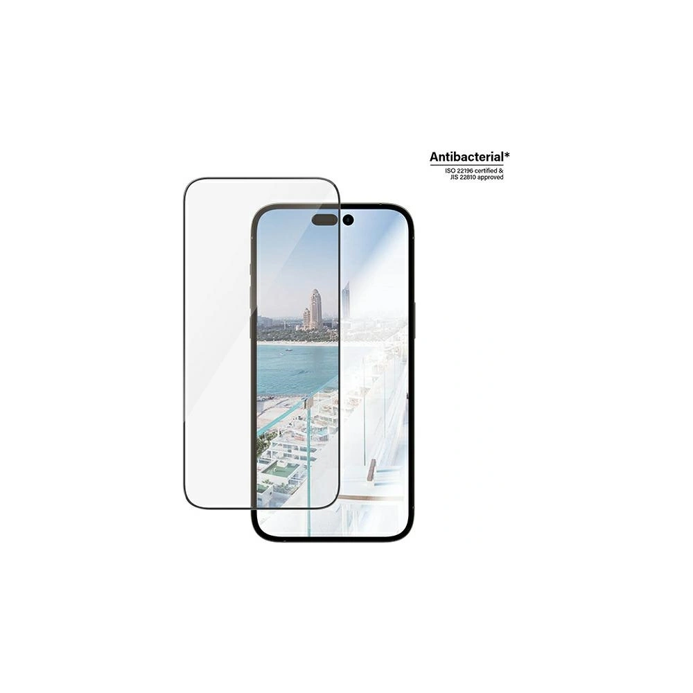 Hurtownia GSM - Sticlă securizată PanzerGlass Ultra-Wide Fit Apple iPhone 14 Pro Max Antireflex Antibacterian Aligner Ușor Inclus 2790 - PZG355 - {ean13} - Hurt