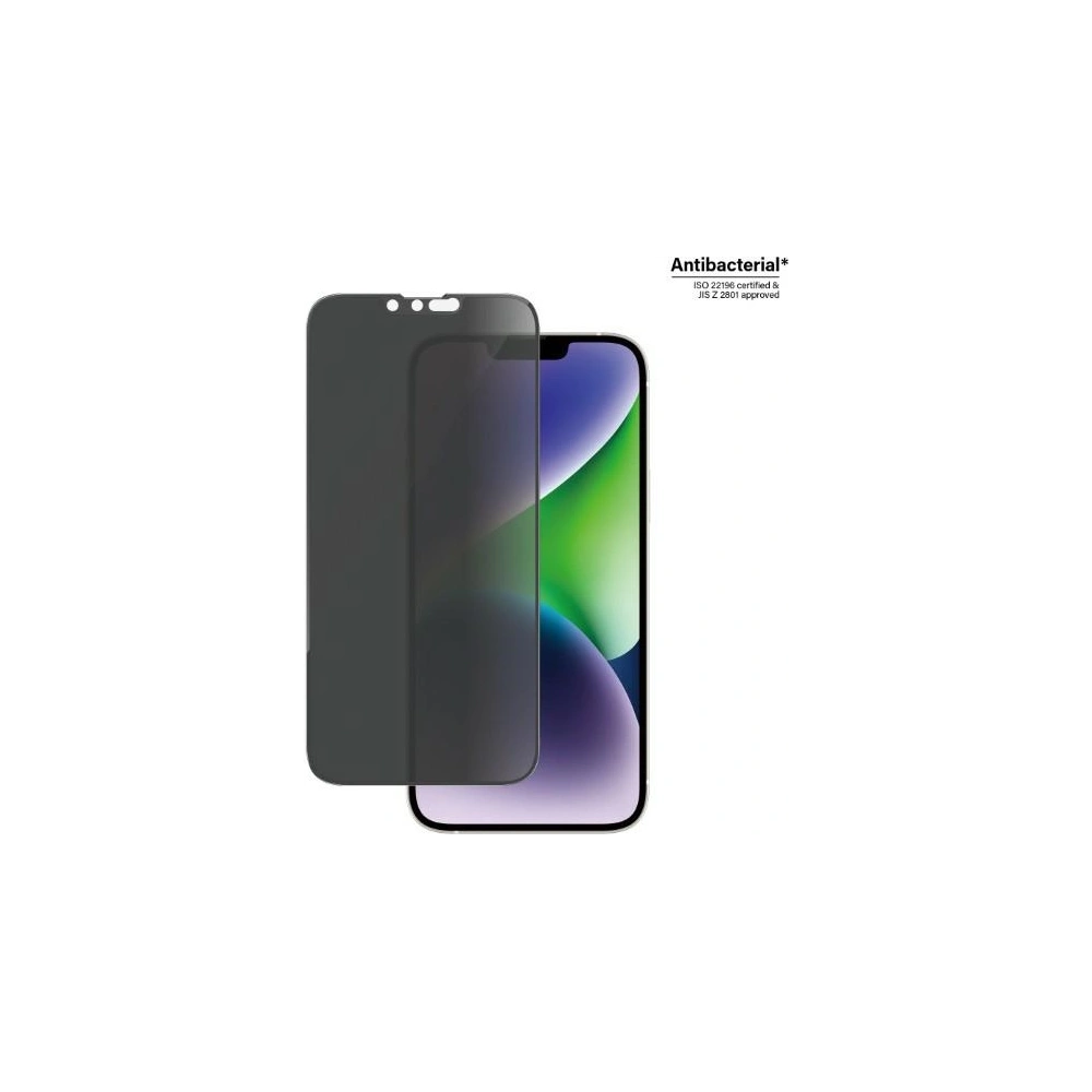 Hurtownia GSM - Sticlă securizată PanzerGlass Ultra-Wide Fit Apple iPhone iPhone 14 Plus / 15 Plus Protecție ecran Privacy Antibacterian P2773 - PZG357 - {ean13} - Hurt
