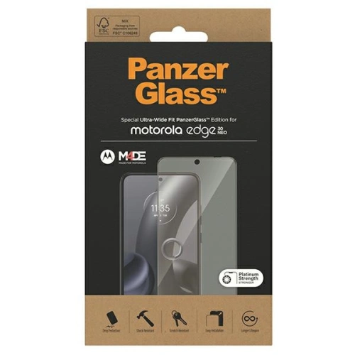 Szkło hartowane PanzerGlass Ultra-Wide Fit Motorola Moto Edge 30 Neo 6569