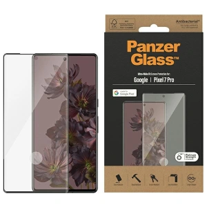 Hurtownia GSM - Gehärtetes Glas PanzerGlass Ultra-Wide Fit Google Pixel 7 Pro Bildschirm Schutz Antibakteriell schwarz/black 4773 - PZG364 - {ean13} - Hurt