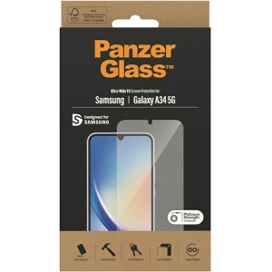 Hurtownia GSM - Edzett üveg PanzerGlass Ultra-Wide Fit Samsung Galaxy A34 5G képernyővédő 7327 - PZG367 - {ean13} - Hurt