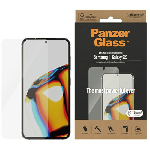 PanzerGlass Distributor - 5711724073229 - PZG370 - PanzerGlass Ultra-Wide Fit Samsung Galaxy S23 Screen Protection 7322 - B2B homescreen