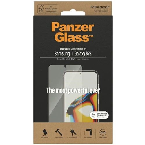 Szkło hartowane PanzerGlass Ultra-Wide Fit Samsung Galaxy S23 Screen Protection 7322