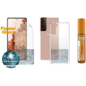 Hurtownia GSM - Set PanzerGlass Start Kit Samsung Galaxy S21+ Plus Displayschutz TPU, ClearCase-Hülle, Spray 30ml - PZG376 - {ean13} - Hurt