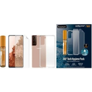 Hurtownia GSM - Set PanzerGlass Start Kit Samsung Galaxy S21+ Plus Displayschutz TPU, ClearCase-Hülle, Spray 30ml - PZG376 - {ean13} - Hurt