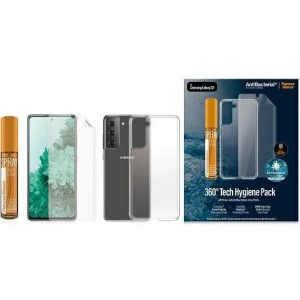 Hurtownia GSM - Set PanzerGlass Start Kit Samsung Galaxy S21 Bildschirmschutz TPU, ClearCase Hülle, Spray 30ml - PZG377 - {ean13} - Hurt