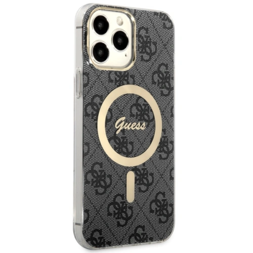 Etui Guess GUHMP13XH4STK Apple iPhone 13 Pro Max czarny/black hardcase 4G MagSafe