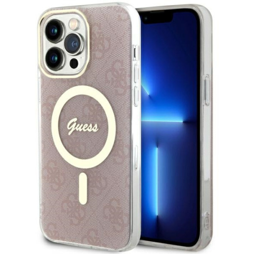 Guess Distributor - 3666339127367 - GUE2471 - Guess GUHMP13XH4STP Apple iPhone 13 Pro Max pink hardcase 4G MagSafe - B2B homescreen