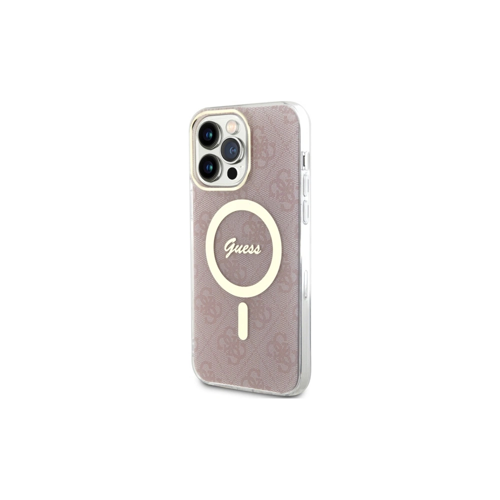 Hurtownia GSM - Etui Guess GUHMP13XH4STP Apple iPhone 13 Pro Max růžový/pink hardcase 4G MagSafe - GUE2471 - {ean13} - Hurt
