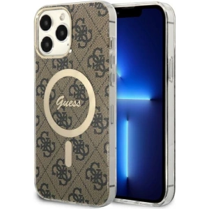 Hurtownia GSM - Etui Guess GUHMP13XH4STW Apple iPhone 13 Pro Max braun/brown hardcase 4G MagSafe - GUE2472 - {ean13} - Hurt