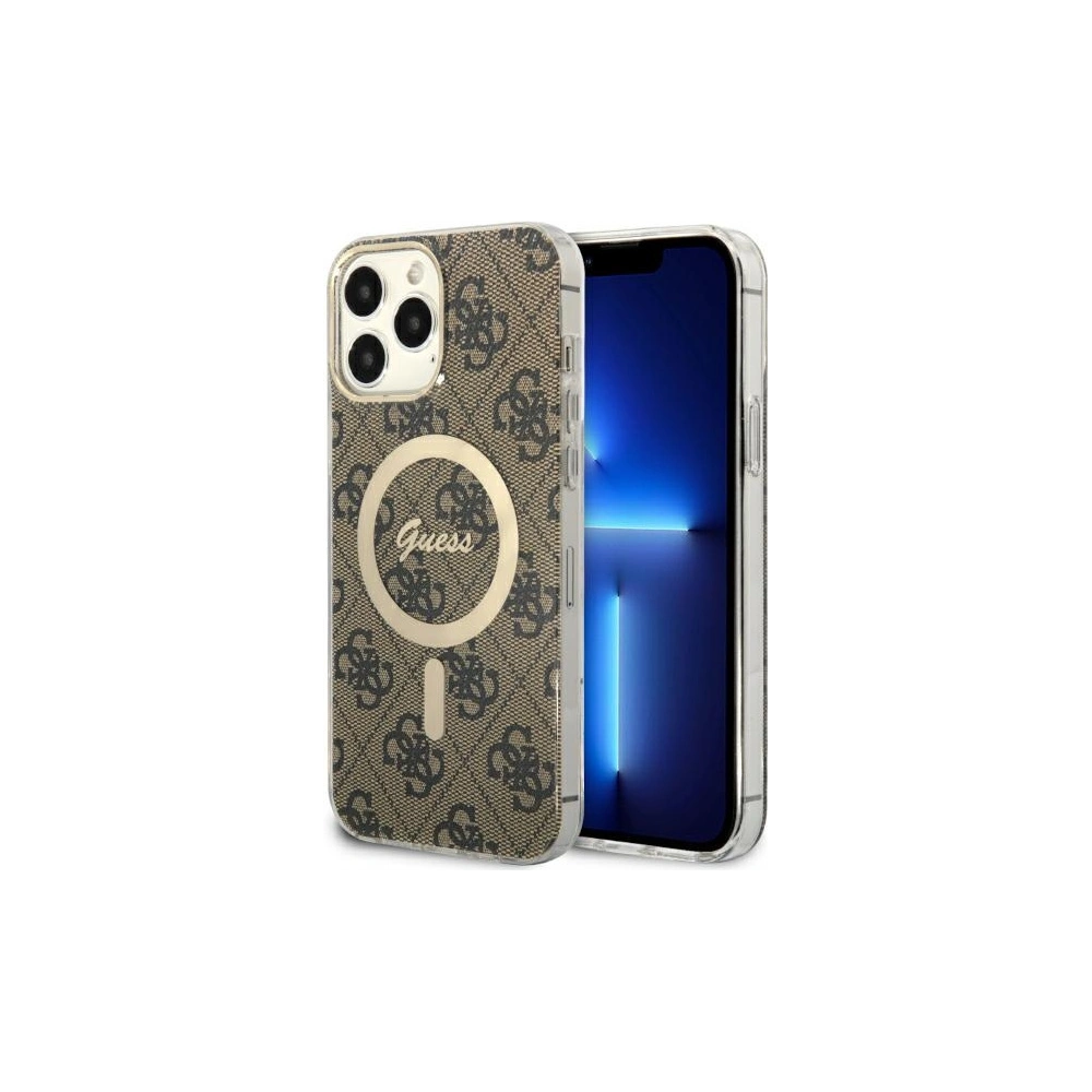 Hurtownia GSM - Etui Guess GUHMP13XH4STW Apple iPhone 13 Pro Max hnědý/brown hardcase 4G MagSafe - GUE2472 - {ean13} - Hurt