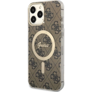 Hurtownia GSM - Etui Guess GUHMP13XH4STW Apple iPhone 13 Pro Max maro/brown hardcase 4G MagSafe - GUE2472 - {ean13} - Hurt