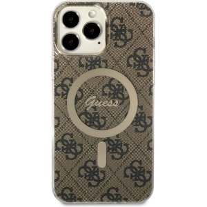 Hurtownia GSM - Etui Guess GUHMP13XH4STW Apple iPhone 13 Pro Max hnědý/brown hardcase 4G MagSafe - GUE2472 - {ean13} - Hurt