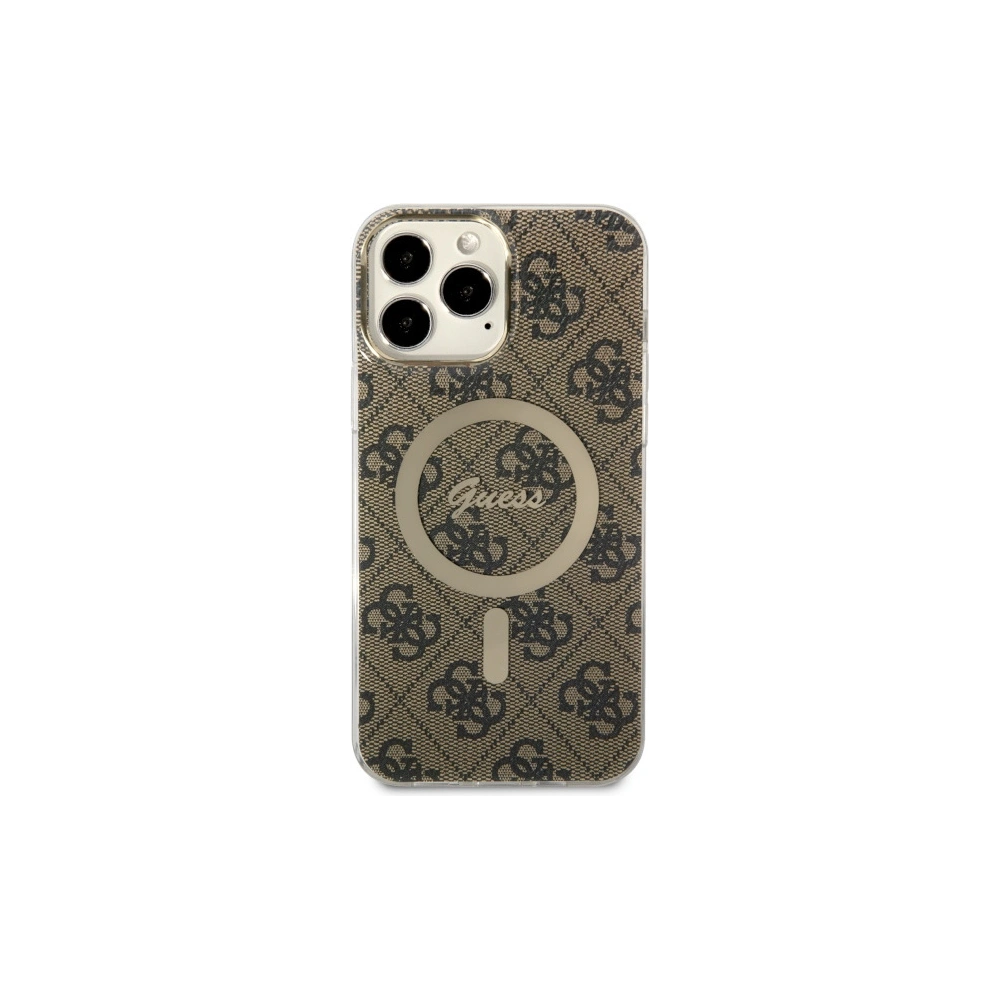Hurtownia GSM - Etui Guess GUHMP13XH4STW Apple iPhone 13 Pro Max hnědý/brown hardcase 4G MagSafe - GUE2472 - {ean13} - Hurt