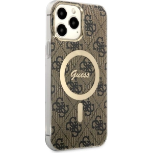 Hurtownia GSM - Etui Guess GUHMP13XH4STW Apple iPhone 13 Pro Max hnědý/brown hardcase 4G MagSafe - GUE2472 - {ean13} - Hurt