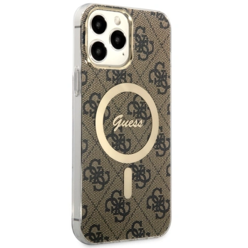 Etui Guess GUHMP13XH4STW Apple iPhone 13 Pro Max brązowy/brown hardcase 4G MagSafe