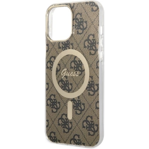 Hurtownia GSM - Etui Guess GUHMP13XH4STW Apple iPhone 13 Pro Max hnědý/brown hardcase 4G MagSafe - GUE2472 - {ean13} - Hurt