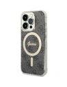 Etui Guess GUHMP14LH4STK Apple iPhone 14 Pro negru/black hardcase 4G MagSafe