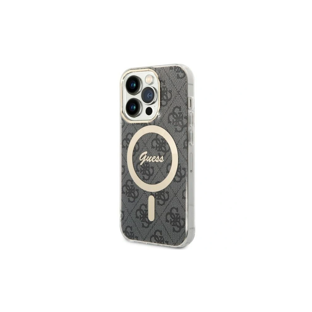 Hurtownia GSM - Etui Guess GUHMP14LH4STK Apple iPhone 14 Pro negru/black hardcase 4G MagSafe - GUE2473 - {ean13} - Hurt