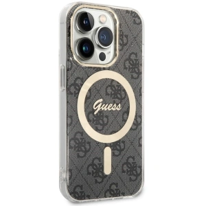 Hurtownia GSM - Etui Guess GUHMP14LH4STK Apple iPhone 14 Pro negru/black hardcase 4G MagSafe - GUE2473 - {ean13} - Hurt
