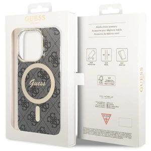 Hurtownia GSM - Etui Guess GUHMP14LH4STK Apple iPhone 14 Pro negru/black hardcase 4G MagSafe - GUE2473 - {ean13} - Hurt