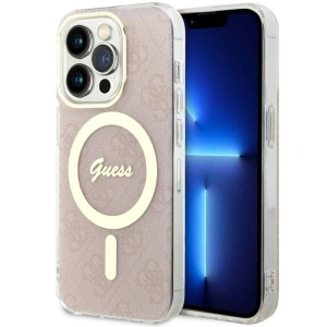 Hurtownia GSM - Etui Guess GUHMP14LH4STP Apple iPhone 14 Pro roz/pink hardcase 4G MagSafe - GUE2474 - {ean13} - Hurt