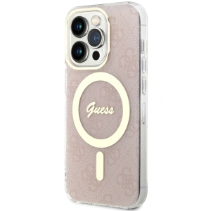Hurtownia GSM - Etui Guess GUHMP14LH4STP Apple iPhone 14 Pro roz/pink hardcase 4G MagSafe - GUE2474 - {ean13} - Hurt