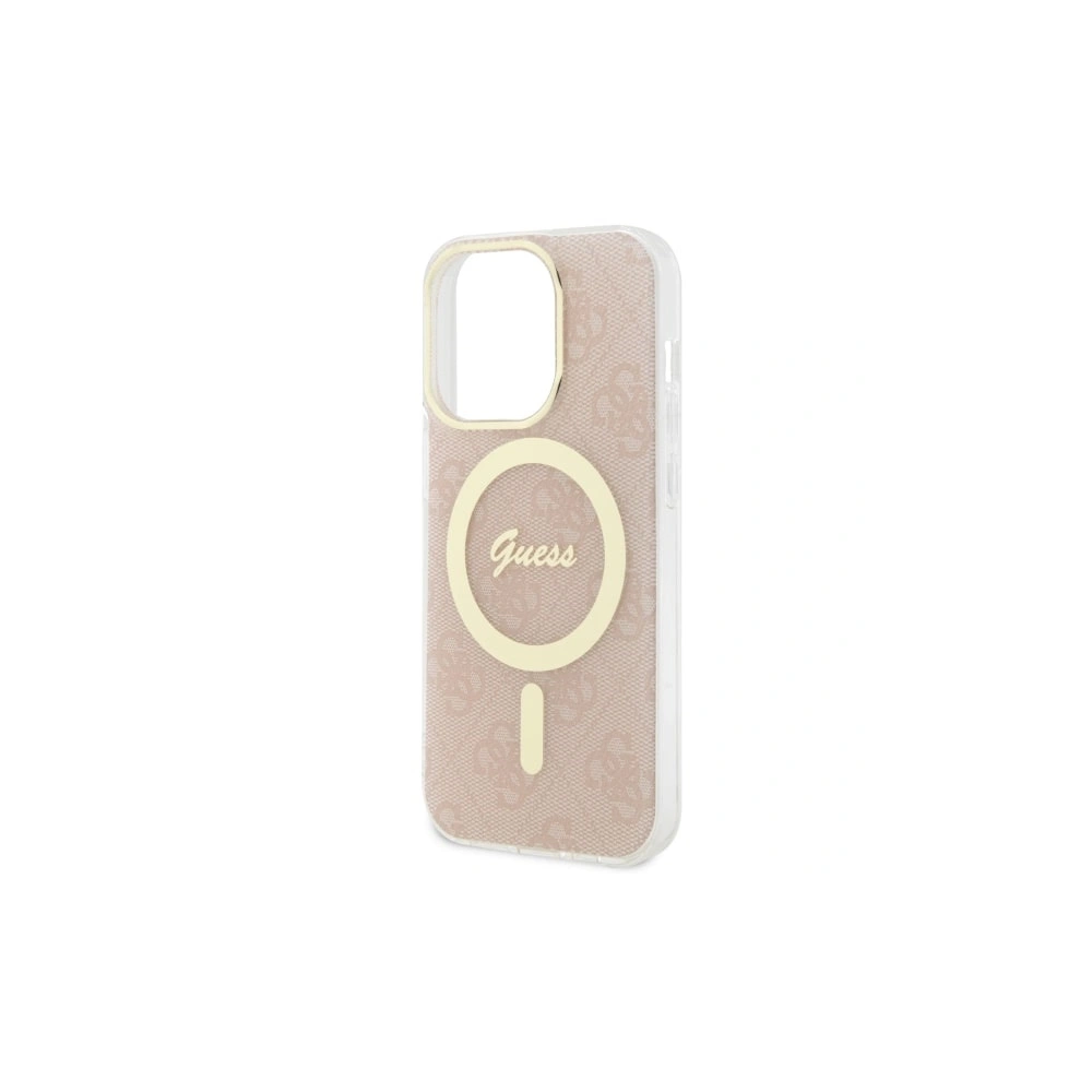 Hurtownia GSM - Etui Guess GUHMP14LH4STP Apple iPhone 14 Pro różowy/pink hardcase 4G MagSafe - GUE2474 - {ean13} - Hurt