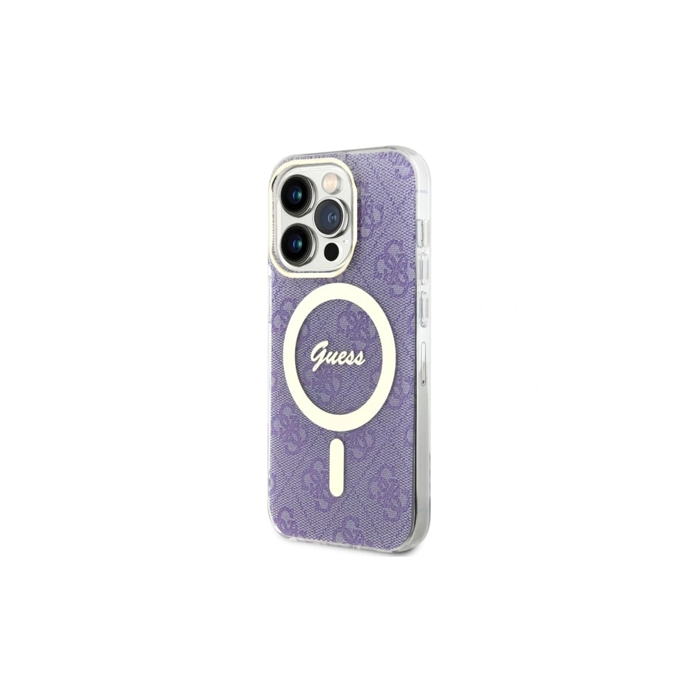 Hurtownia GSM - Etui Guess GUHMP14LH4STU Apple iPhone 14 Pro purpuriu/purple hardcase 4G MagSafe - GUE2475 - {ean13} - Hurt