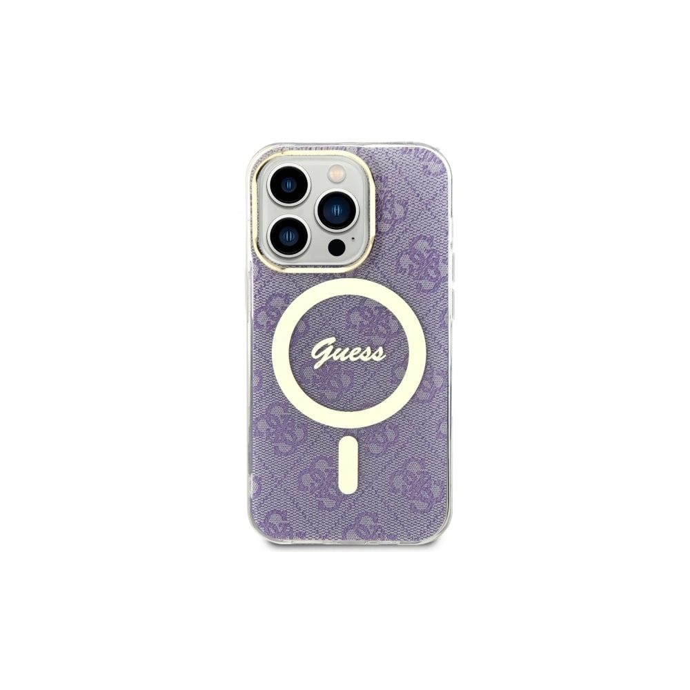 Hurtownia GSM - Etui Guess GUHMP14LH4STU Apple iPhone 14 Pro purpuriu/purple hardcase 4G MagSafe - GUE2475 - {ean13} - Hurt