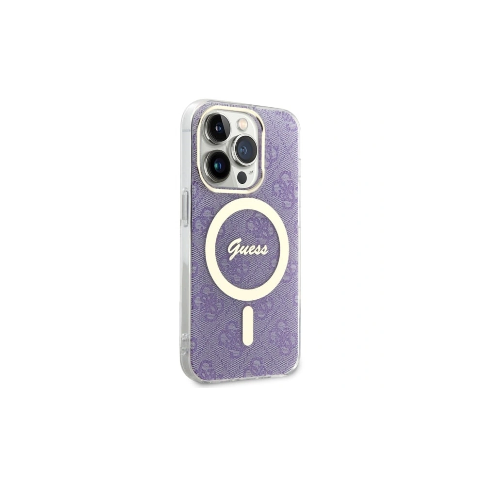 Hurtownia GSM - Etui Guess GUHMP14LH4STU Apple iPhone 14 Pro purpuriu/purple hardcase 4G MagSafe - GUE2475 - {ean13} - Hurt
