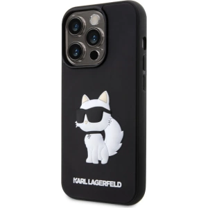 Hurtownia GSM - Etui Karl Lagerfeld KLHCP14X3DRKHNK Apple iPhone 14 Pro Max schwarz/black hardcase Rubber Choupette 3D - KLD1557 - {ean13} - Hurt