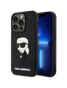 Etui Karl Lagerfeld KLHCP14X3DRKINK Apple iPhone 14 Pro Max černý/black hardcase Rubber Ikonik 3D