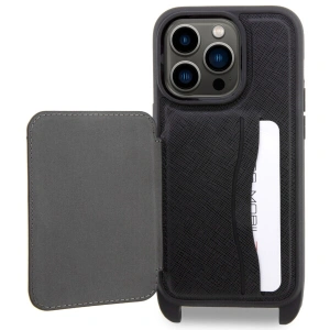 Etui Karl Lagerfeld KLHCP14XCSAKCPMK Apple iPhone 14 Pro Max hardcase czarny/black Crossbody Saffiano Etui Karl & Choupette