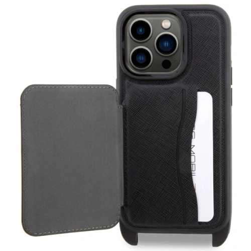 Etui Karl Lagerfeld KLHCP14XCSAKCPMK Apple iPhone 14 Pro Max hardcase czarny/black Crossbody Saffiano Etui Karl & Choupette