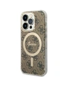 Etui Guess GUHMP14LH4STW Apple iPhone 14 Pro maron/brown hardcase 4G MagSafe