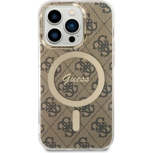 Hurtownia GSM - Etui Guess GUHMP14LH4STW Apple iPhone 14 Pro maron/brown hardcase 4G MagSafe - GUE2476 - {ean13} - Hurt