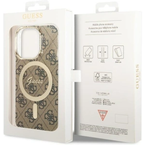 Hurtownia GSM - Etui Guess GUHMP14LH4STW Apple iPhone 14 Pro maron/brown hardcase 4G MagSafe - GUE2476 - {ean13} - Hurt