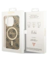 Hurtownia GSM - Etui Guess GUHMP14LH4STW Apple iPhone 14 Pro maron/brown hardcase 4G MagSafe - GUE2476 - {ean13} - Hurt