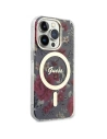 Hurtownia GSM - Etui Guess GUHMP14LHCFWSA Apple iPhone 14 Pro verde/khaki hardcase Flower MagSafe - GUE2477 - {ean13} - Hurt