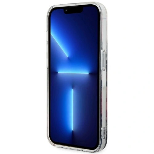 Etui Guess GUHMP14LHCFWSA Apple iPhone 14 Pro zielony/khaki hardcase Flower MagSafe