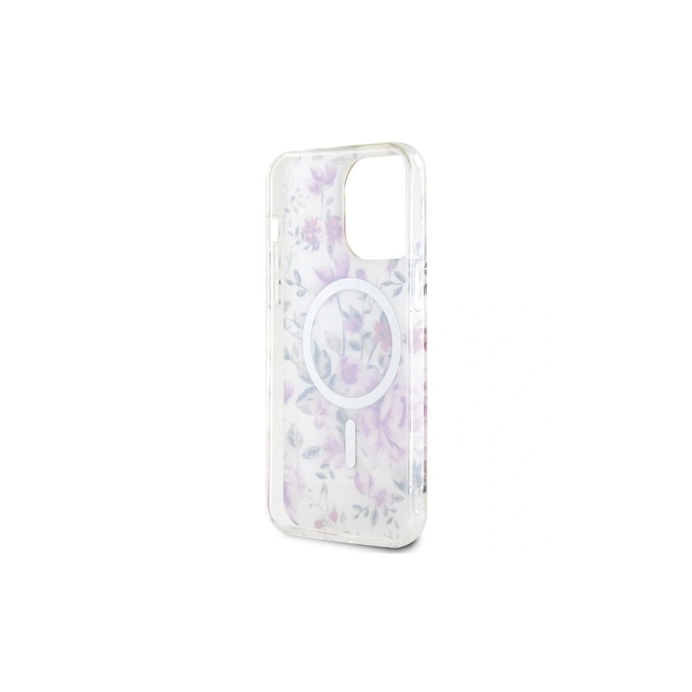 Hurtownia GSM - Etui Guess GUHMP14LHCFWST Apple iPhone 14 Pro transparent hardcase Flower MagSafe - GUE2480 - {ean13} - Hurt