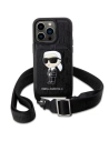 Hurtownia GSM - Etui Karl Lagerfeld KLHCP14XCSAKHPKK Apple iPhone 14 Pro Max hardcase czarny/black Crossbody Saffiano Monogram Ikonik - KLD1561 - {ean13} - Hurt