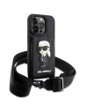 Hurtownia GSM - Etui Karl Lagerfeld KLHCP14XCSAKHPKK Apple iPhone 14 Pro Max hardcase czarny/black Crossbody Saffiano Monogram Ikonik - KLD1561 - {ean13} - Hurt
