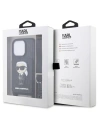 Wholesale Karl Lagerfeld KLHCP14XCSAKHPKK Apple iPhone 14 Pro Max hardcase black Crossbody Saffiano Monogram Ikonik - KLD1561 - {ean13} - Hurt