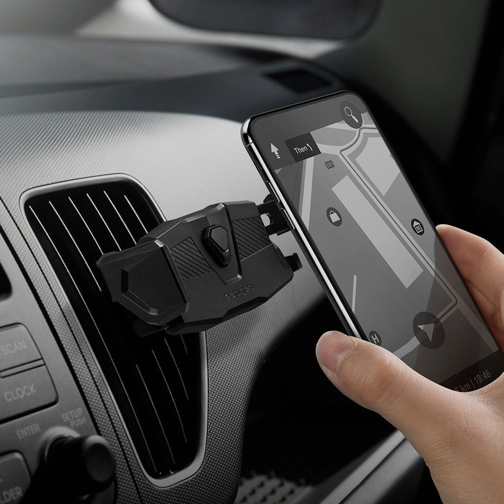Hurtownia GSM - Uchwyt do kratki nawiewu Spigen Click.r Vent Car Mount Černý - SPN747BLK - {ean13} - Hurt