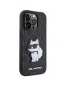 Hurtownia GSM - Etui Karl Lagerfeld KLHCP14XSAKHPCK Apple iPhone 14 Pro Max negru/black Saffiano Monogram Choupette - KLD1562 - {ean13} - Hurt