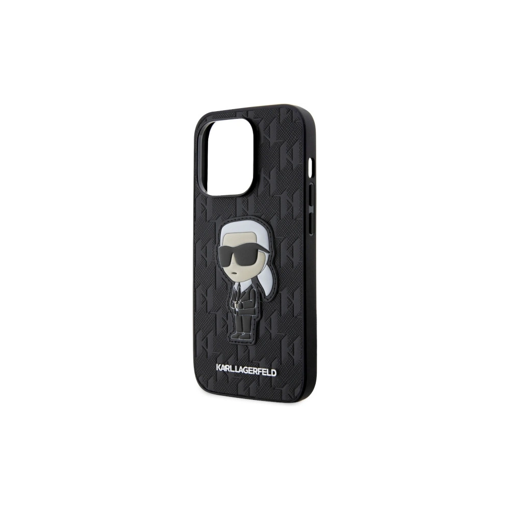 Hurtownia GSM - Etui Karl Lagerfeld KLHCP14XSAKHPKK Apple iPhone 14 Pro Max negru/black Saffiano Monogram Ikonik - KLD1563 - {ean13} - Hurt